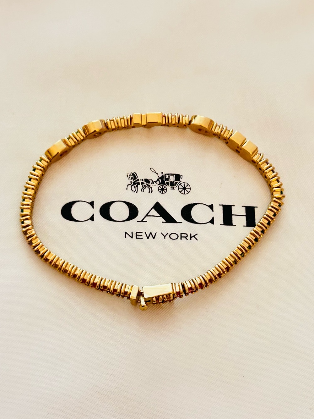 NWOT Coach Rainbow Tennis Bracelet - Picture 6 of 15